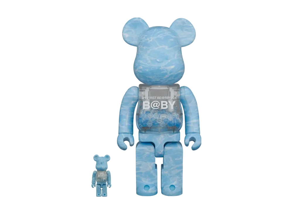 Bearbrick MY FIRST B@ BY WATER CREST Ver. 100% & 400%