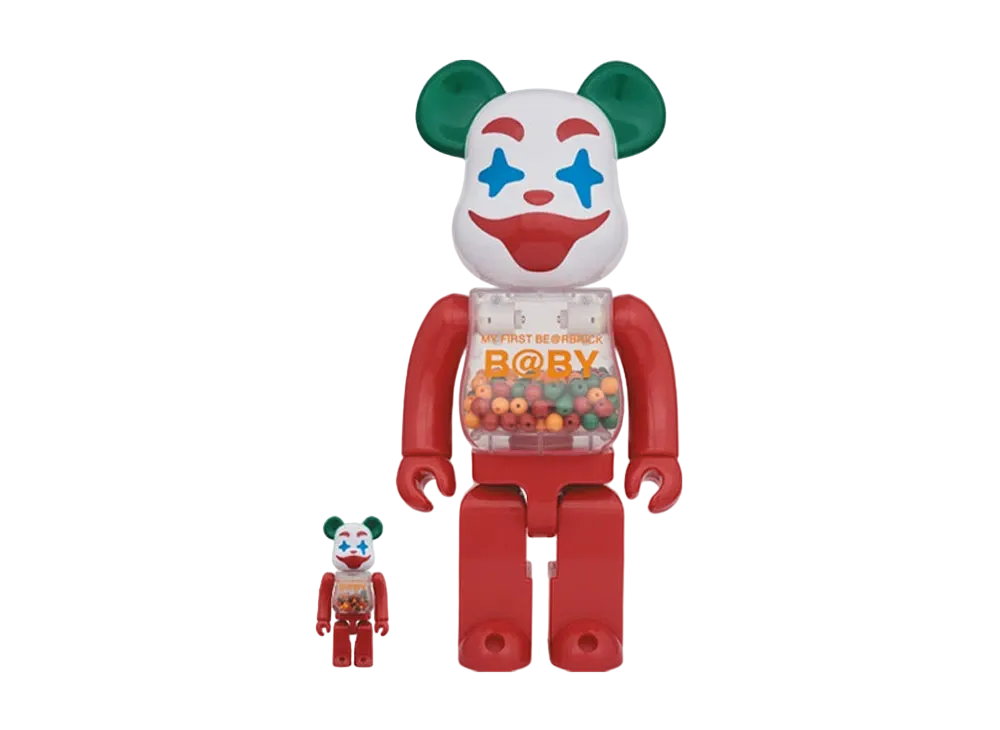 Bearbrick MY FIRST BE@RBRICK Jester Ver. 100% & 400%