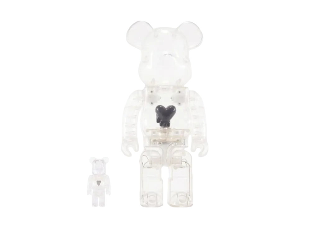 Bearbrick Emotionally Unavailable Heart 100% & 400%