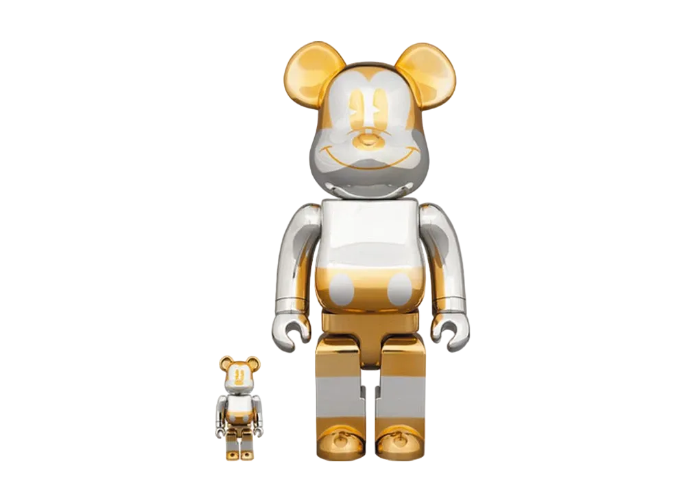 Bearbrick x Sorayama Future Mickey 100% & 400%