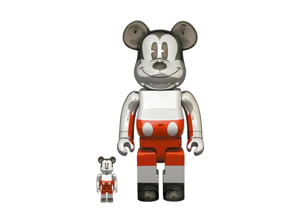 Bearbrick x Disney Future Mickey Mouse (2nd COLOR Ver.) 100% & 400%