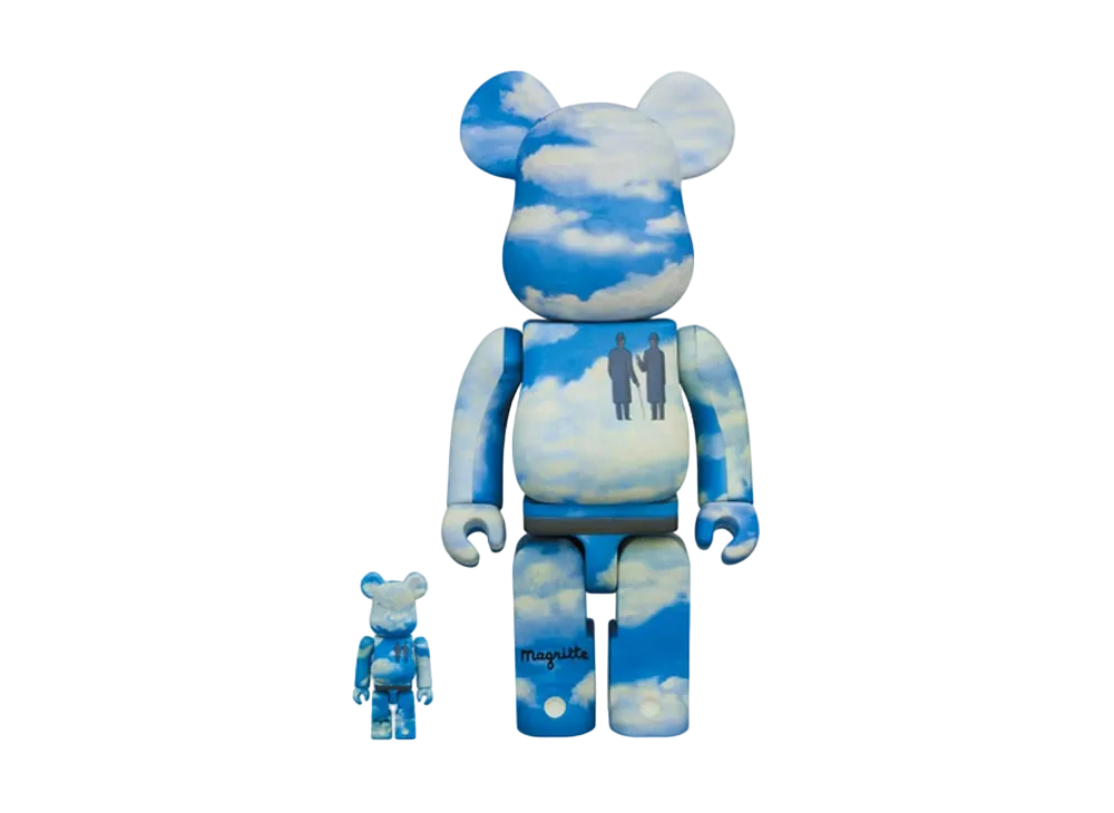 Bearbrick Rene Magritte 1963/The Castle of the Pyrenees 100% & 400%
