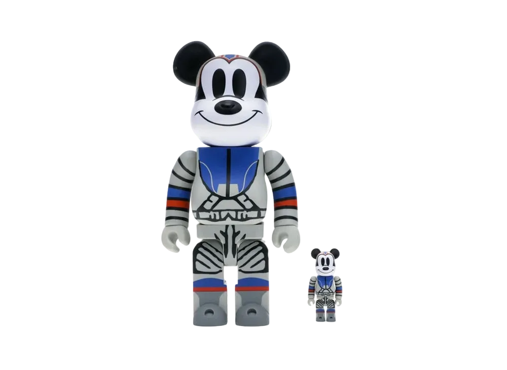 Bearbrick x Billionaire Boys Club x Mickey Mouse Astronaut 100% & 400%