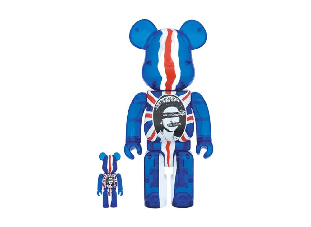 Bearbrick God Save The Queen Clear Ver. 100% & 400%