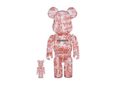 Bearbrick atmos x Coca-Cola Clear Body 100% & 400%