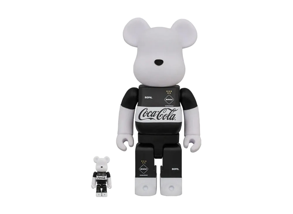 Bearbrick FCReal Bristol x COCA-COLA 100% & 400%