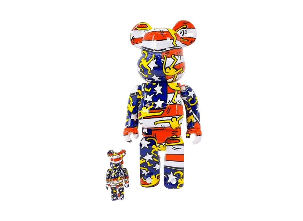 Bearbrick Keith Haring DesignerCon 100% & 400%
