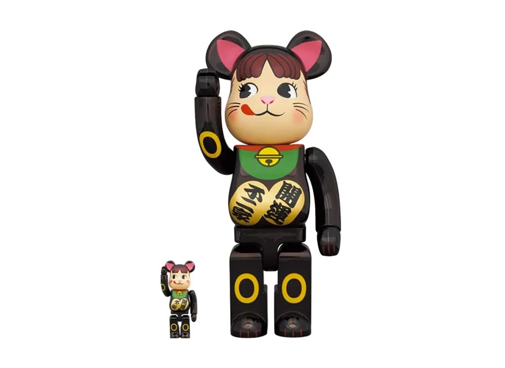 Bearbrick Maneki Neko Peko-chan 100% & 400%