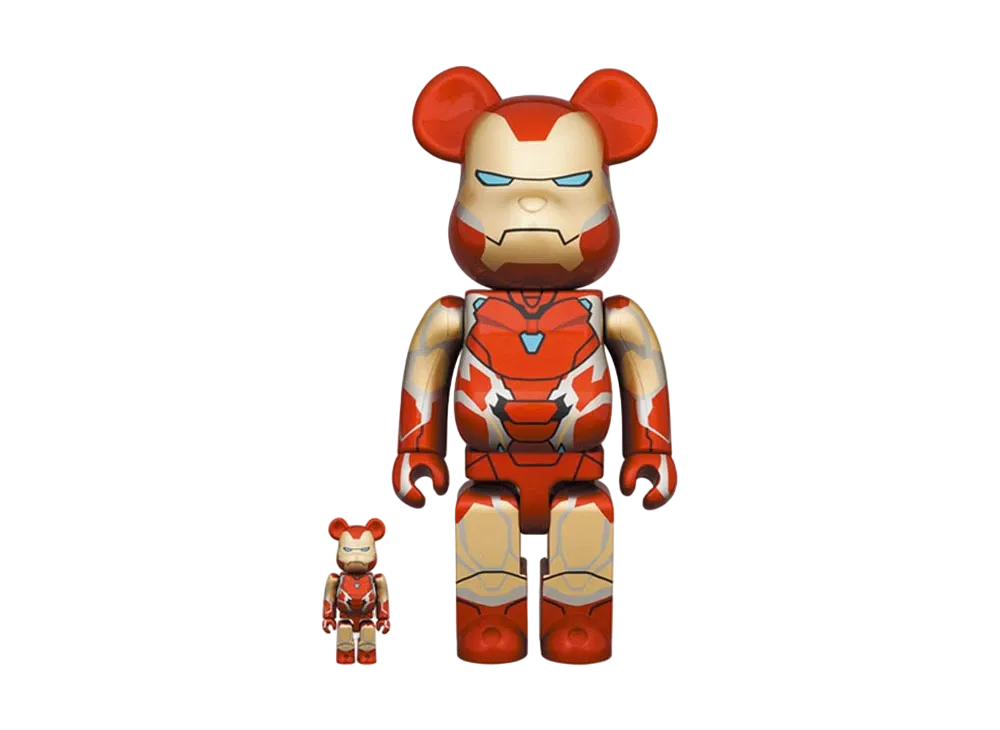 Bearbrick x Marvel Iron Man Mark 85 100% & 400%