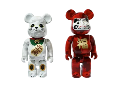 Bearbrick NEW YEAR MANEKINEKO & DARUMA 400%