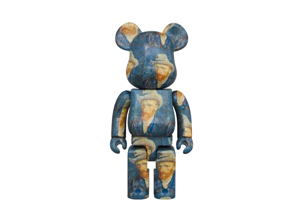 Bearbrick「Van Gogh Museum」Self-Portrait with Grey Felt Hat 1000%