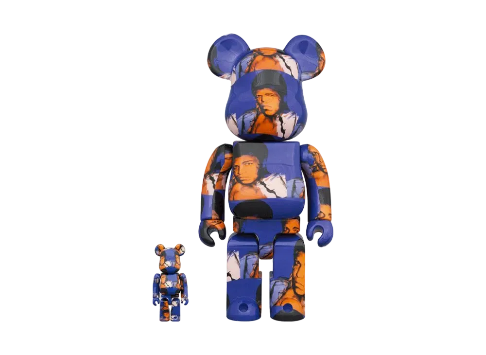 Bearbrick Andy Warhol’s Muhammad Ali(TM) 100% & 400%