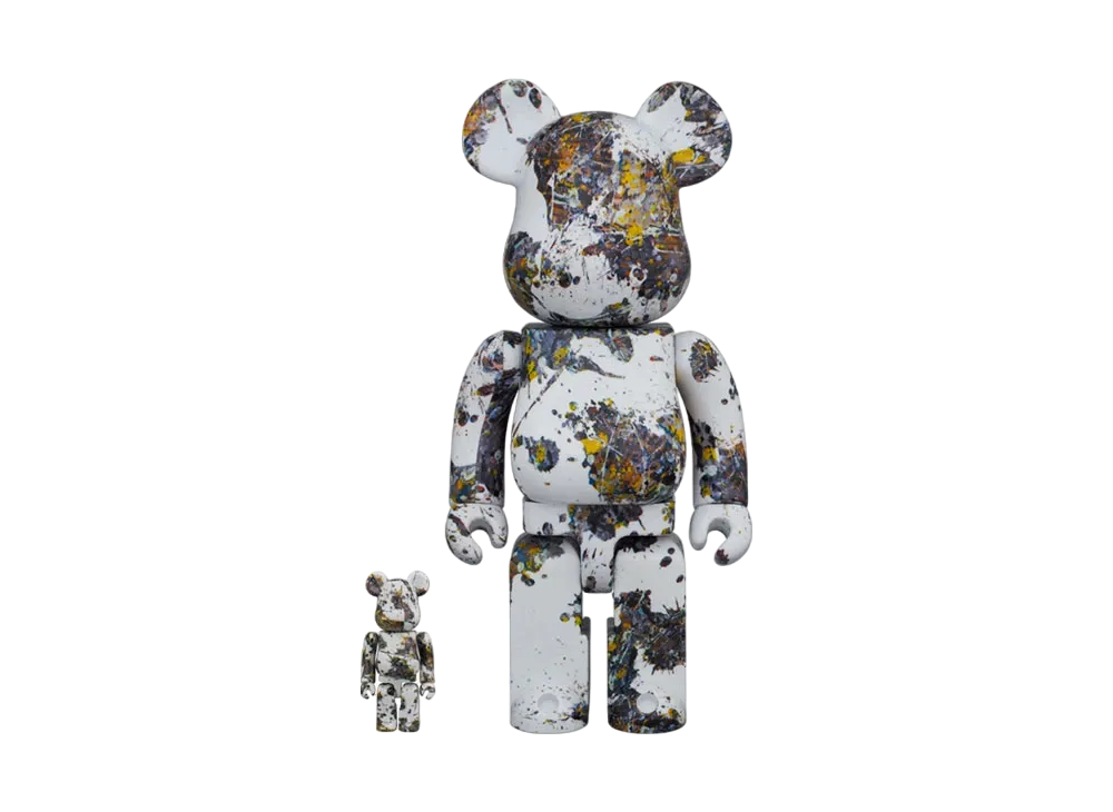 Bearbrick Jackson Pollock Studio(SPLASH) 100% & 400%