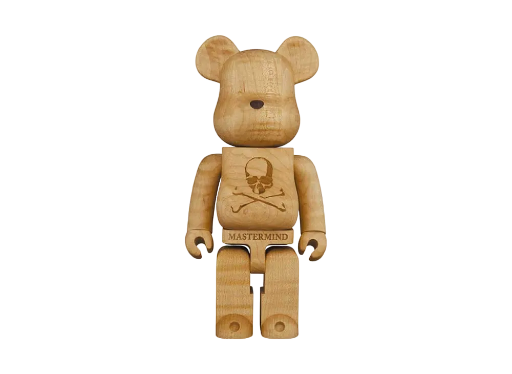 Bearbrick KARIMOKU mastermind JAPAN MAPLE MOKU