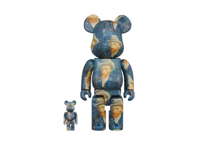 Bearbrick「Van Gogh Museum」Self-Portrait with Grey Felt Hat 100% & 400%
