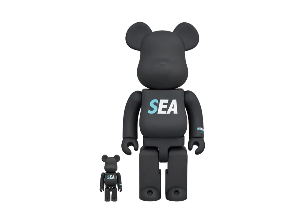 Bearbrick atmos x WIND AND SEA 100% & 400%