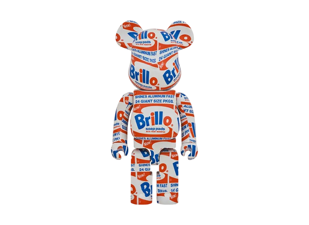 Bearbrick ANDY WARHOL “Brillo” 1000%