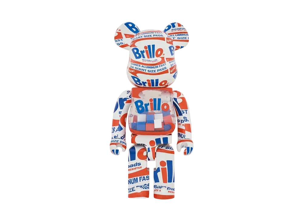 Bearbrick ANDY WARHOL Brillo 2022 1000%