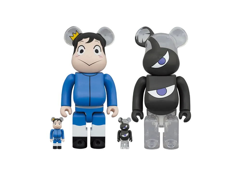 Bearbrick King Ranking Bodge & Lizard 100% & 400% (4PCS SET)