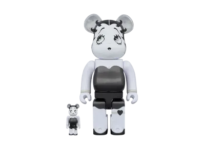 Bearbrick Betty Boop(Tm) Black & White Ver. 100% & 400%