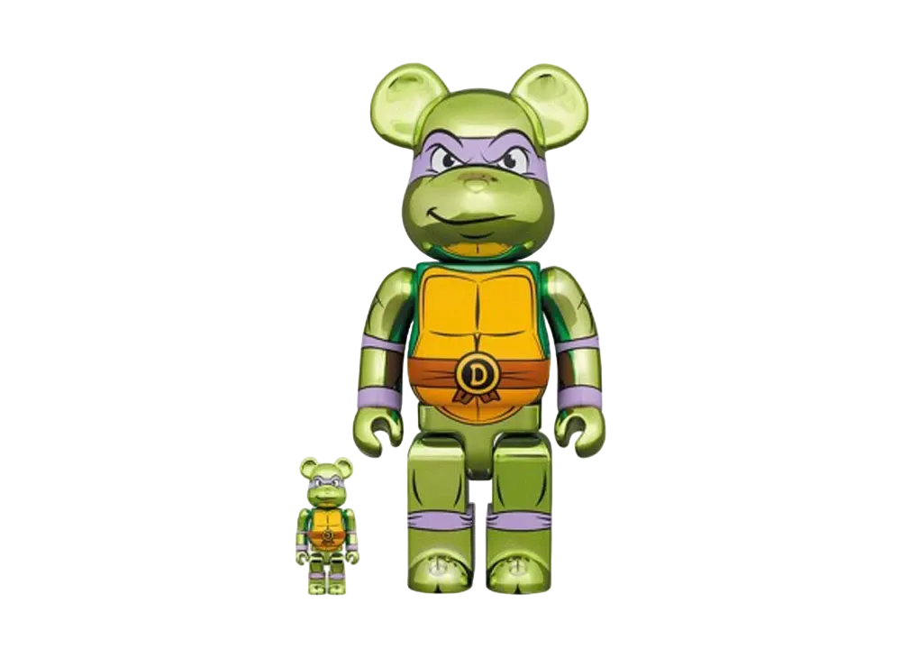 Bearbrick Donatello Chrome Ver. 100% & 400%