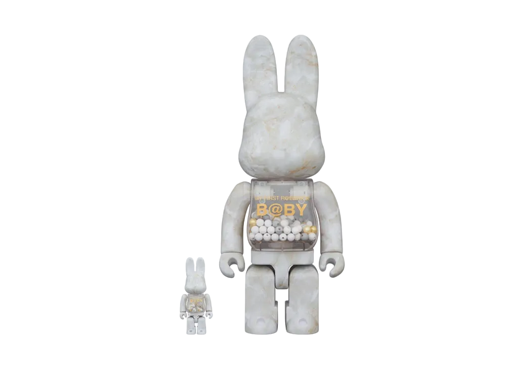 Bearbrick My First R@BBRICK B@BY Marble Ver. 100% & 400%