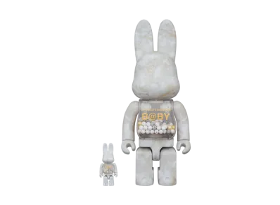 Bearbrick My First R@BBRICK B@BY Marble Ver. 100% & 400%