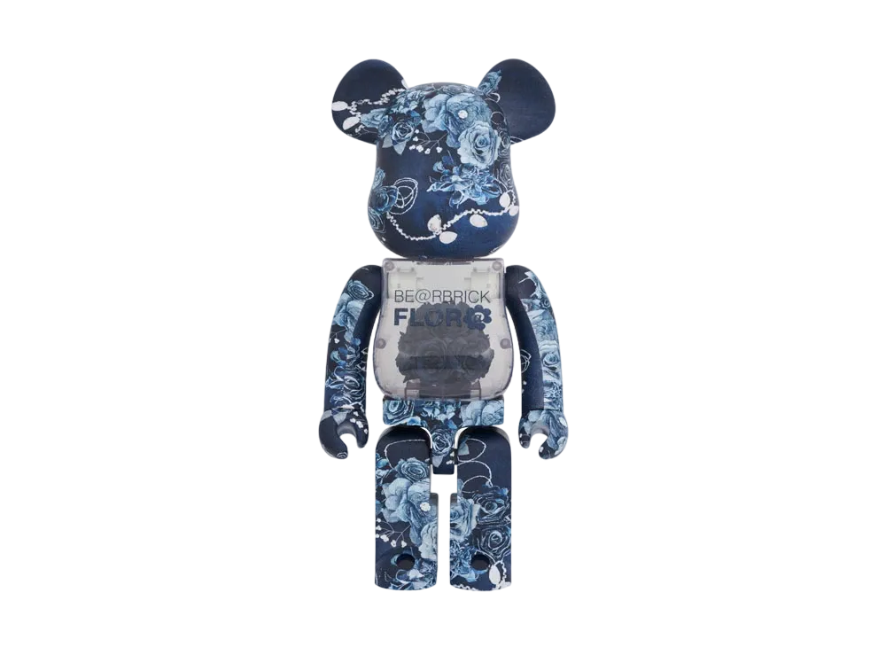 Bearbrick Flor Denim 1000%