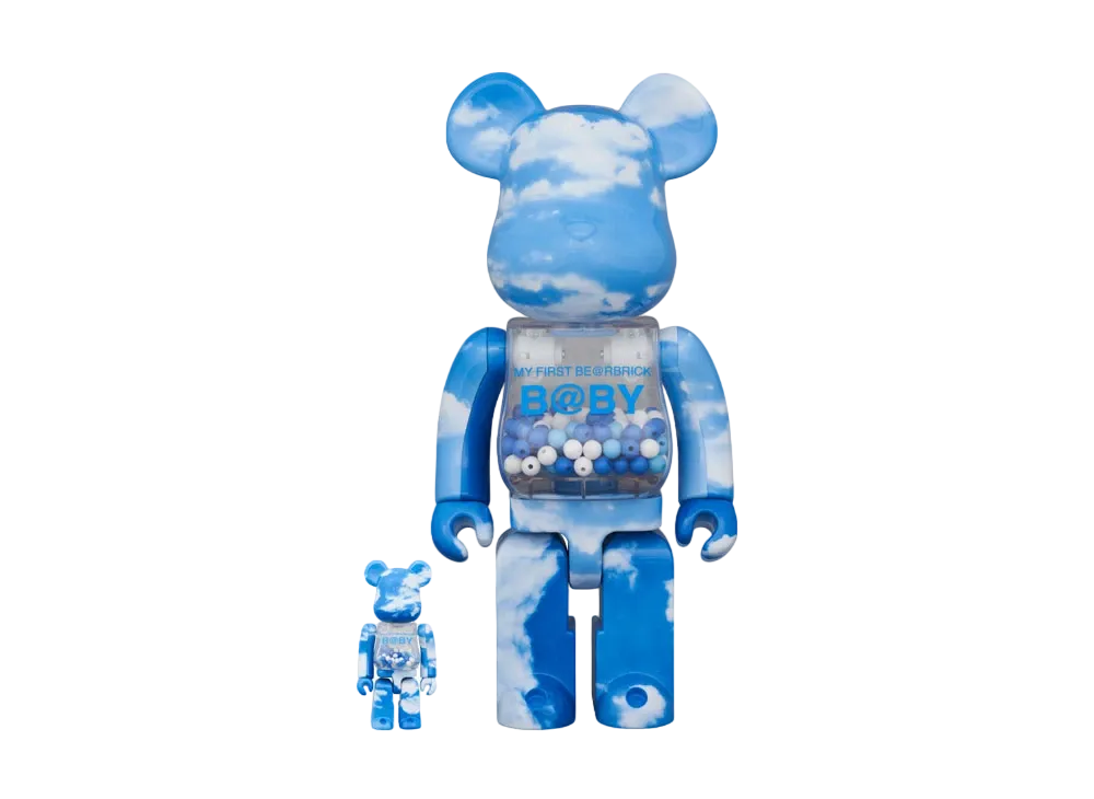 Bearbrick Baby Blue Sky Ver.100% & 400%