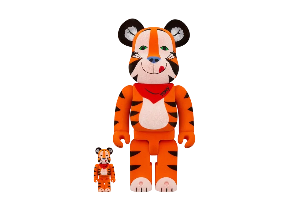 Bearbrick Tony The Tiger Vintage Flocky Ver.100% & 400%