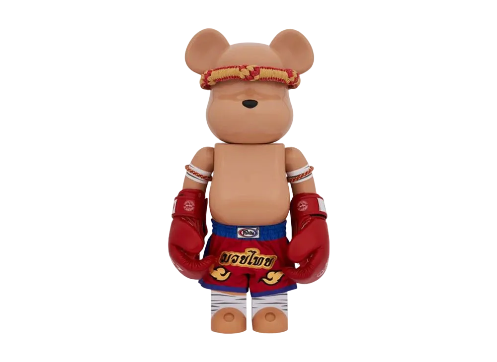 Bearbrick Muay Thai Red 1000%