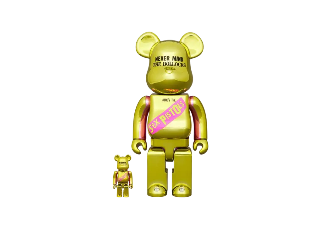 Chrome Bearbrick Sex Pistols Medicom BE@RBRICK Sex Pistols Never