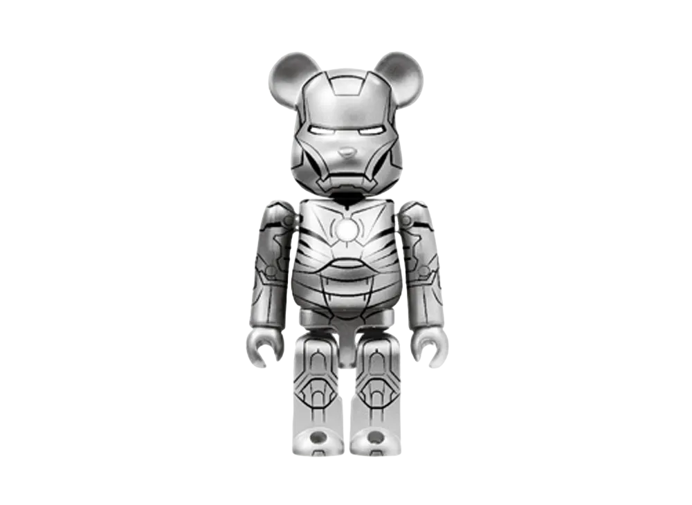 Bearbrick x Marvel Infinity Saga Iron Man Happy Lottery Bearbrick Award 2 [Iron Man Mark 2] 100% "Multi"