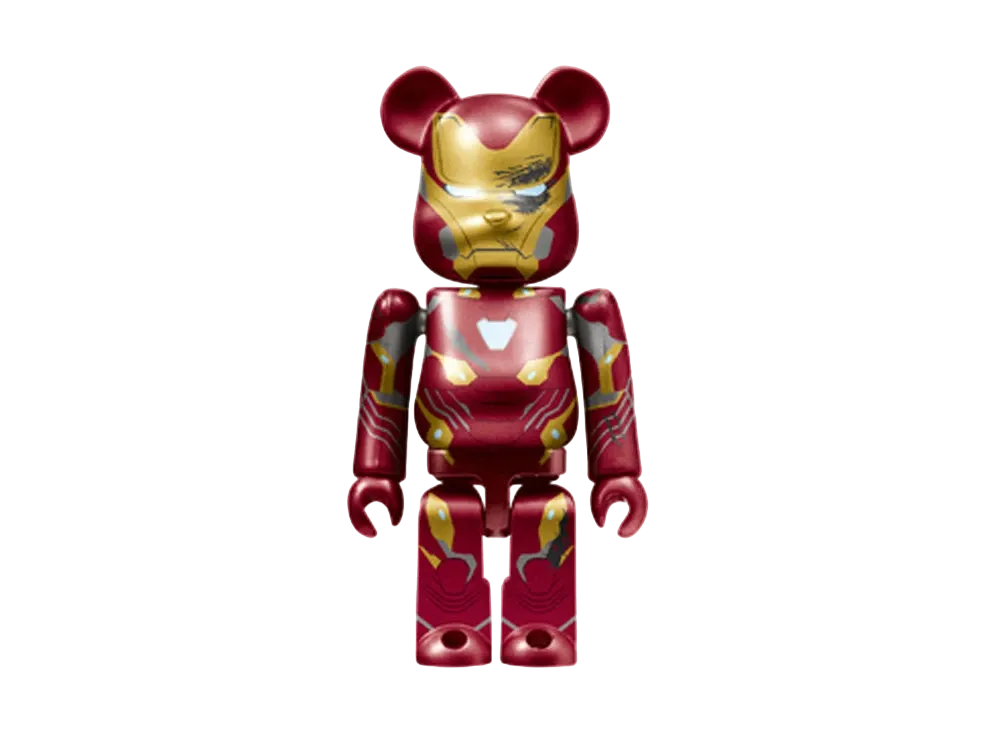 Bearbrick x Marvel Infinity Saga Iron Man Happy Lottery Bearbrick Award 14 [Iron Man Mark 50[Battle Damaged Ver.]] 100% "Multi"