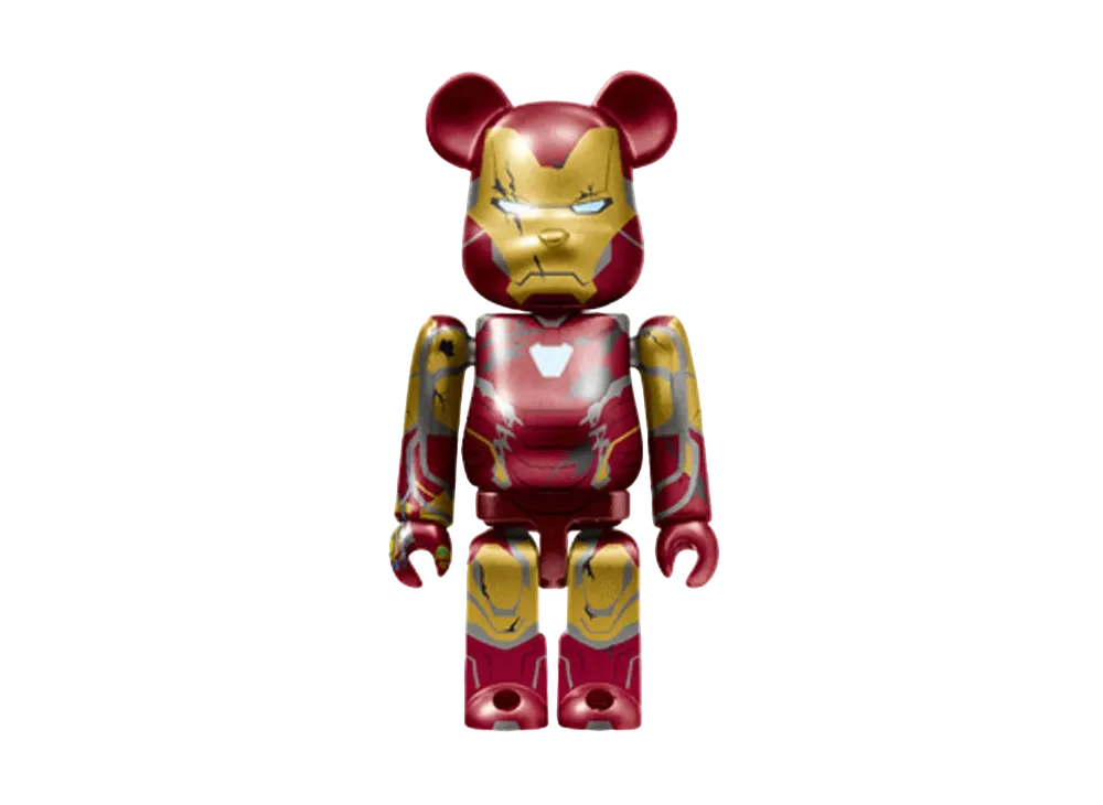 Bearbrick x Marvel Infinity Saga Iron Man Happy Lottery Bearbrick Award 16 [Iron Man Mark 85[Battle Damaged Ver.]] 100% "Multi"
