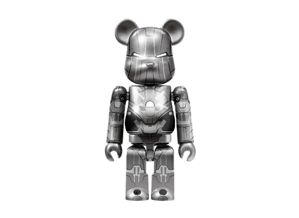Bearbrick x Marvel Infinity Saga Iron Man Happy Lottery Bearbrick Award 18 [Whiplash Mark 2] 100% "Multi"
