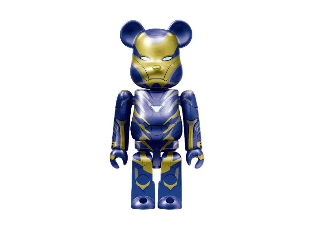 Bearbrick x Marvel Infinity Saga Iron Man Happy Lottery Bearbrick Award 20 [Rescue] 100% "Multi"