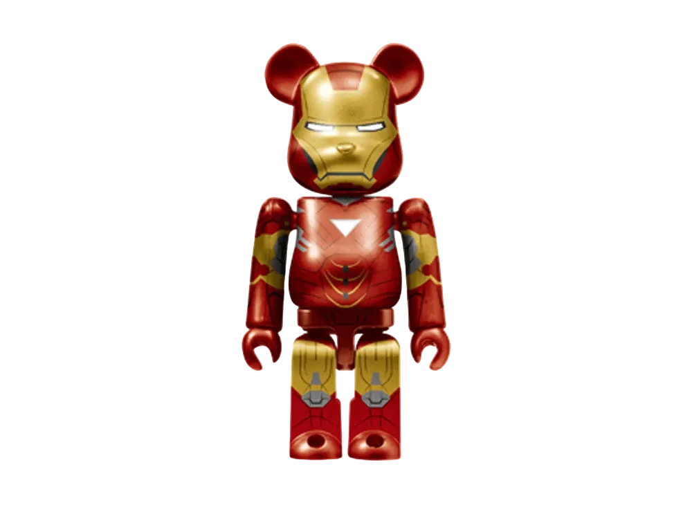 Bearbrick x Marvel Infinity Saga Iron Man Happy Lottery Bearbrick Award 6 [Iron Man Mark 6] 100% "Multi"