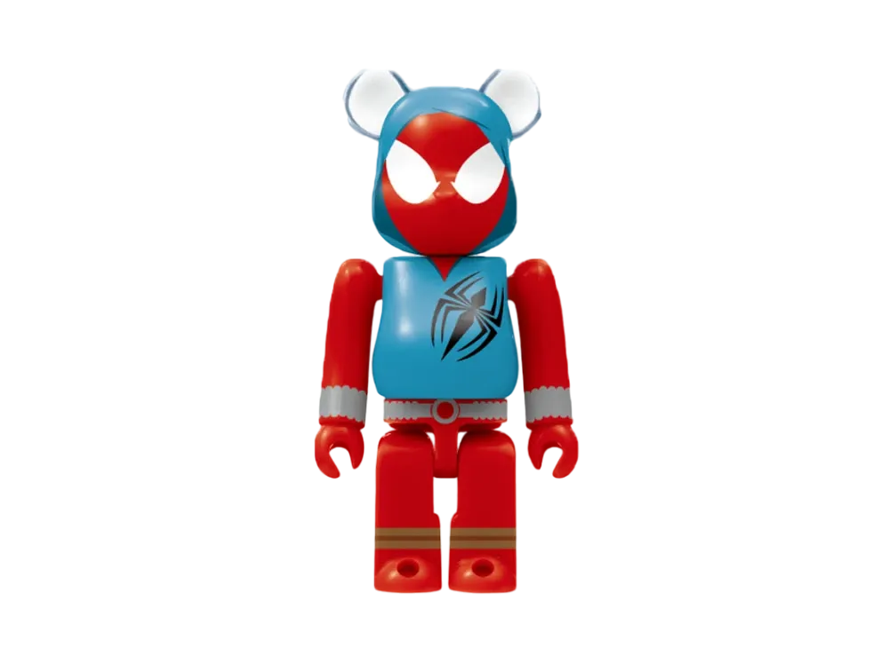 Bearbrick x Marvel SPIDER-MAN Happy Lottery Bearbrick Award 6 Scarlet Spider