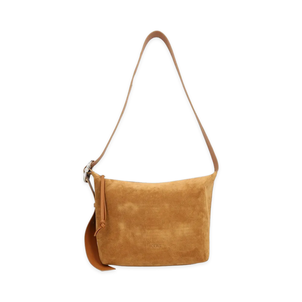 LOEWE Medium Hobo Loop Bag "Brown"