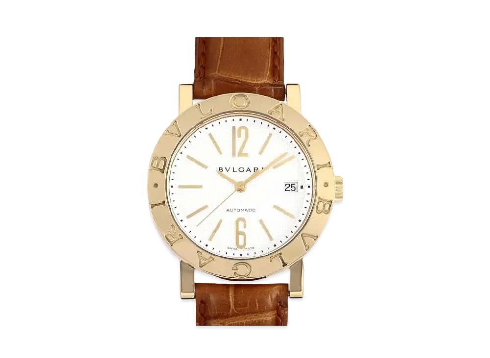 BVLGARI Bvlgari Bvlgari "White/Yellow Gold/Brown"