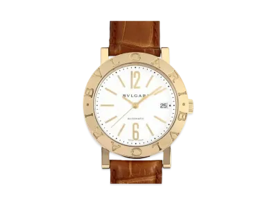 BVLGARI Bvlgari Bvlgari "White/Yellow Gold/Brown"