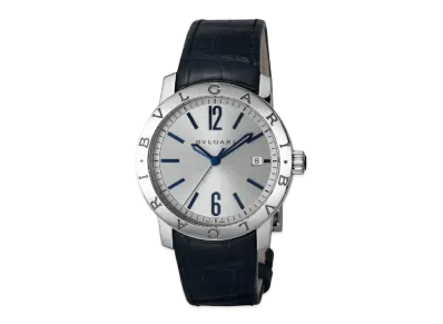 BVLGARI Bvlgari Bvlgari "Silver/Stainless Steel/Black"