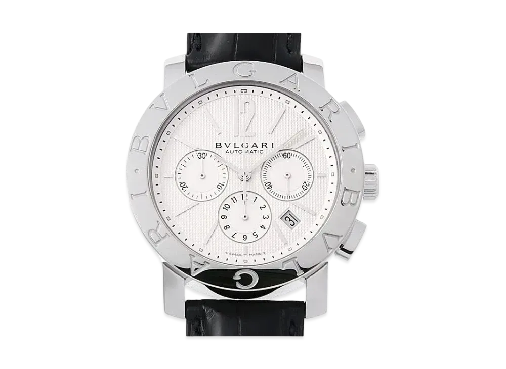 BVLGARI Bvlgari Bvlgari Chronograph "White/Stainless Steel/Black"
