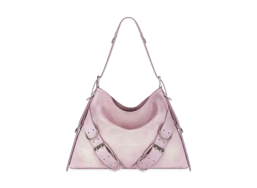 GIVENCHY Medium Voyou Boyfriend Bag In Aged Leather "Old Pink"