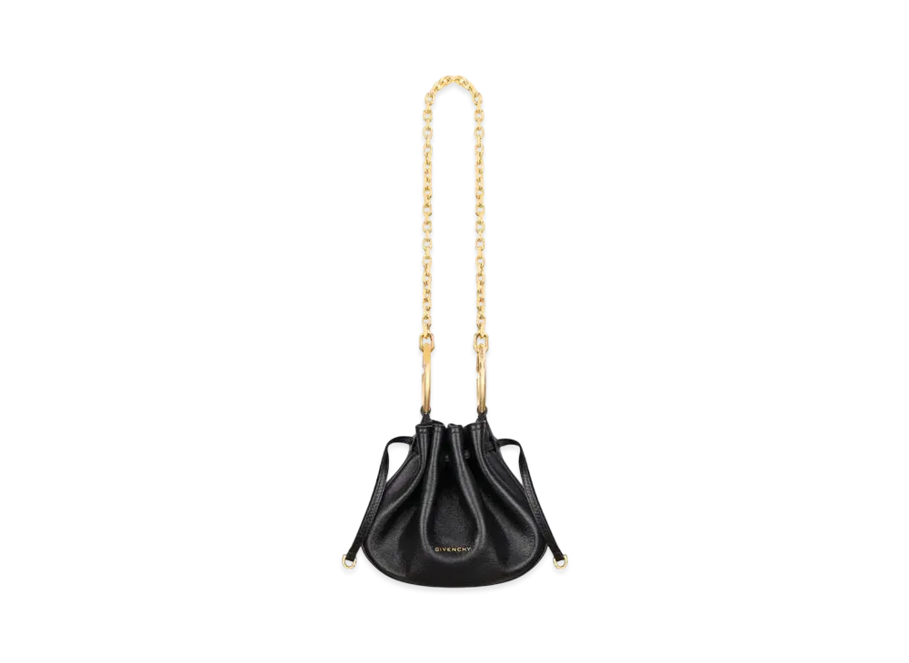GIVENCHY Mini Pumpkin Bag In Leather "Black"