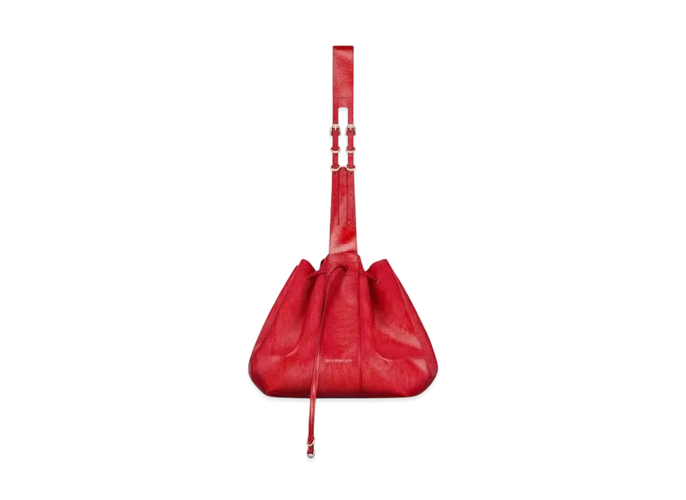 GIVENCHY Medium Pumpkin Bag In Patent Leather "Vermillon/Red"