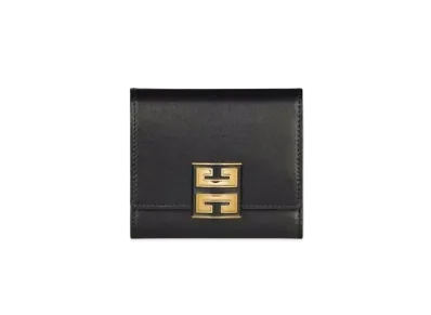 GIVENCHY 4G Wallet In Leather "Black"