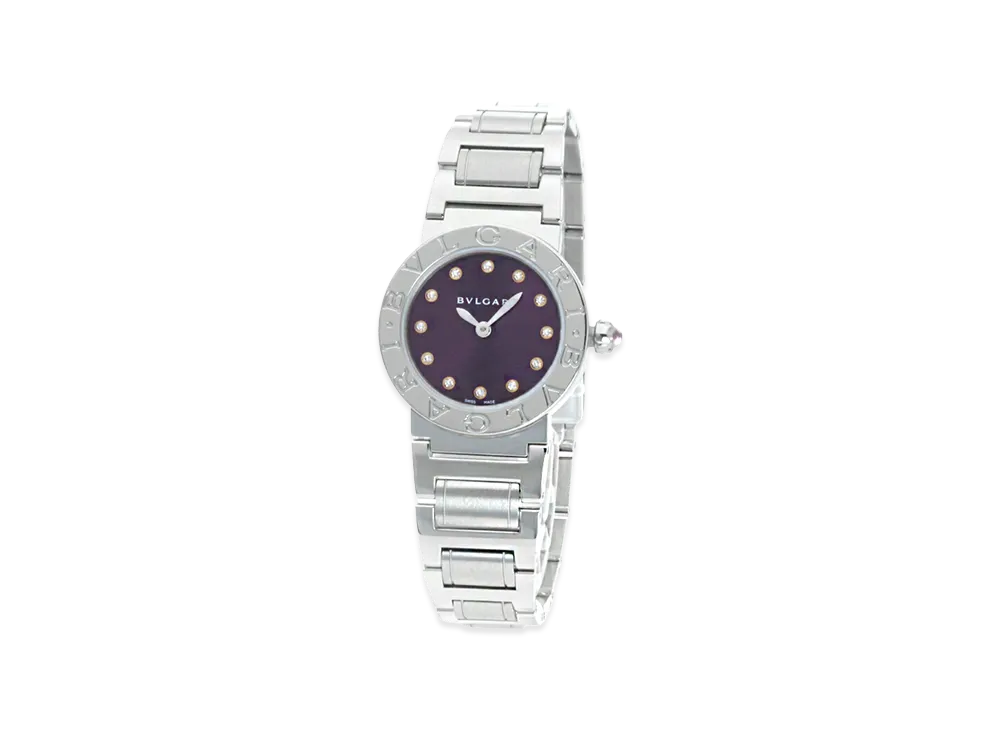 BVLGARI Women's Bvlgari Bvlgari Diamond 12P "Silver/Purple"
