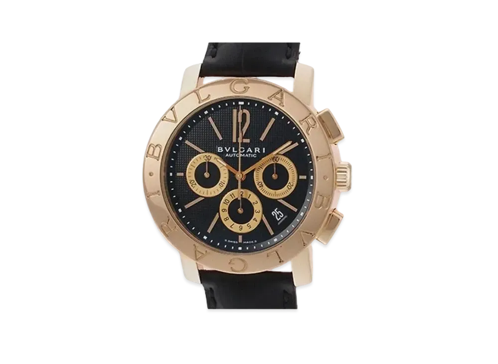 BVLGARI Bvlgari Bvlgari Chronograph "Black/Pink Gold"